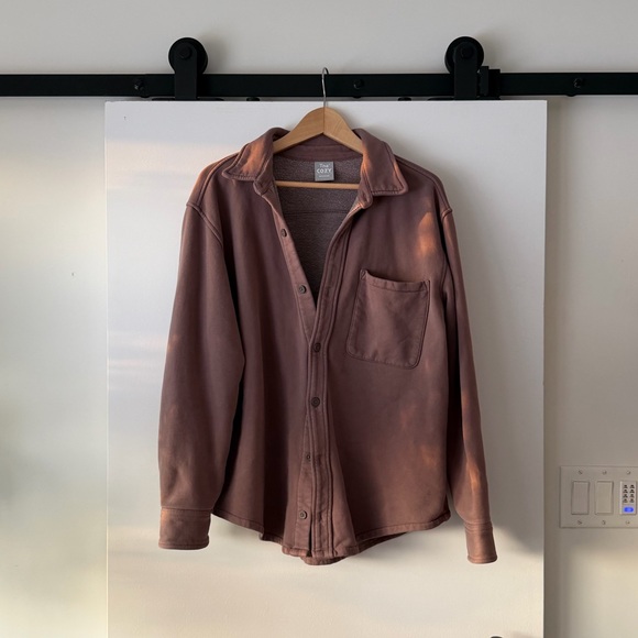 TNA Sweaters - TNA Cozy Fleece in Purple/Brown